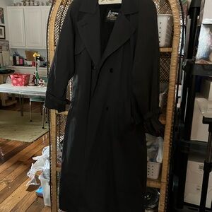 London Fog womans Dark Gray Trench Coat